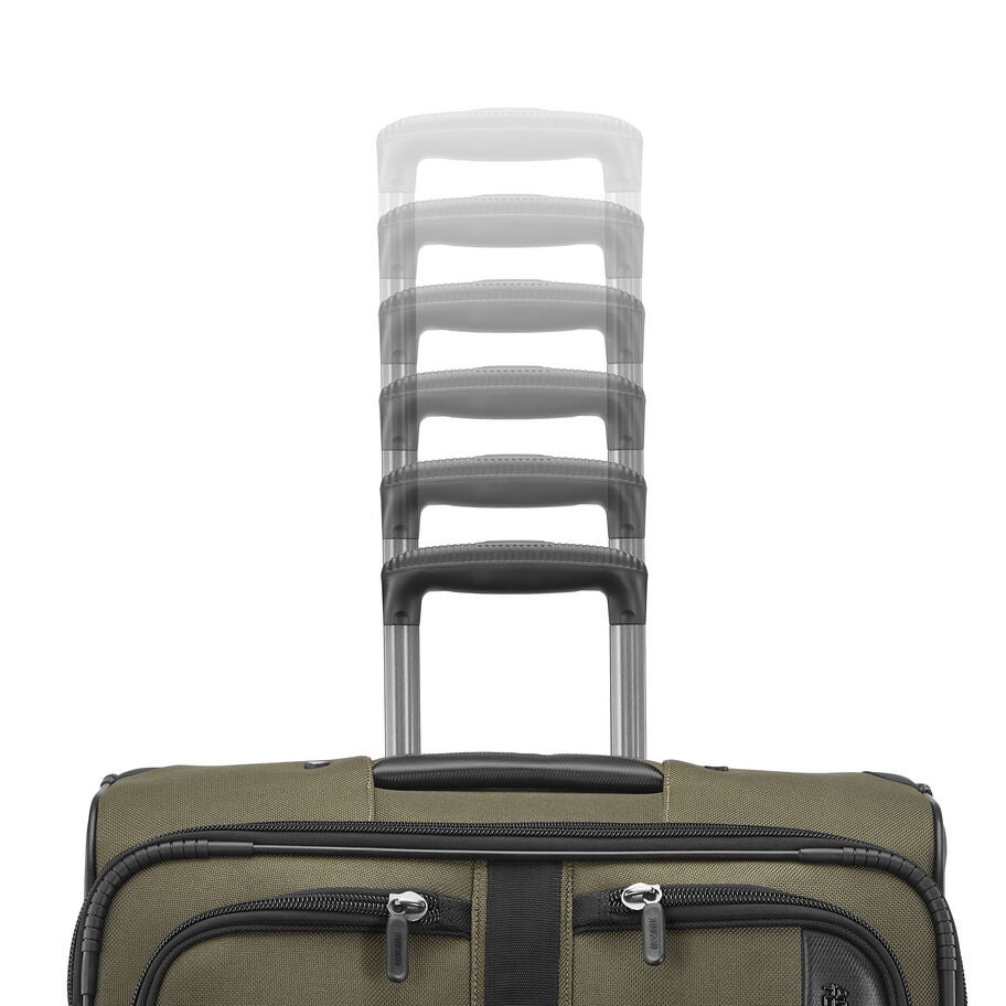 American Tourister Cargo Max SoftSide Spinner Medium in the color Olive Green. image number 4